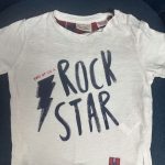 T-shirt zara bébé garçon 3 mois rock star