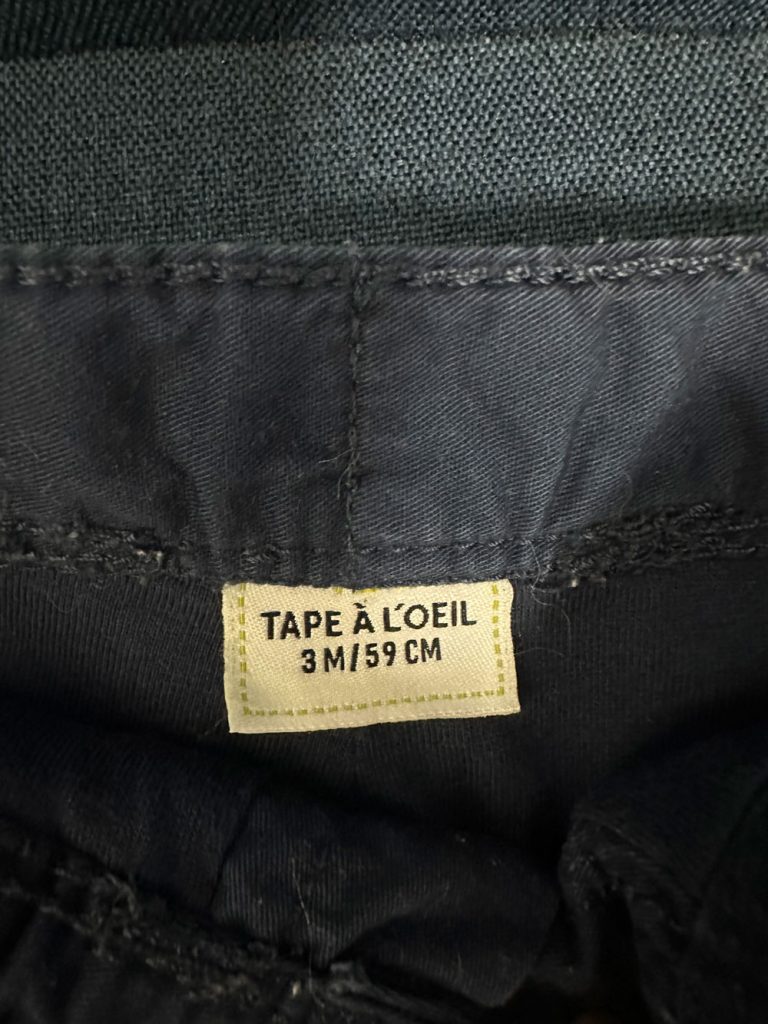 pantalon bébé garçon 3 mois tape à l'oeil