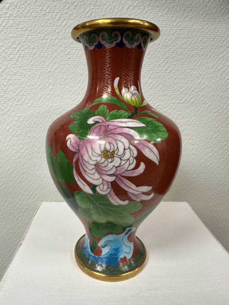 vase cloisonné chinois