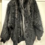 gilet noir vintage en angora