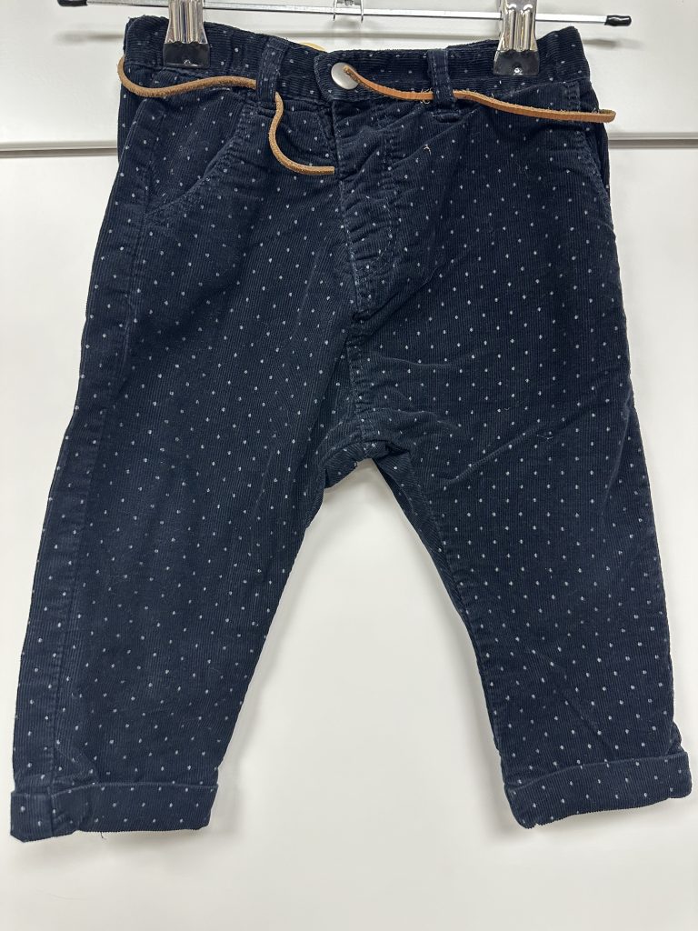 Pantalon fille en velours Zara 9-12 mois