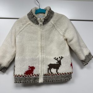 Gilet en moumoute fille Vert Baudet 2 ans