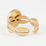 Bague Dorée et Turquoise CXL by Christian Lacroix