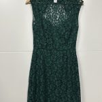 robe verte dentelle Sandro T40