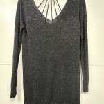 top / pull pailleté noir Molly Bracken
