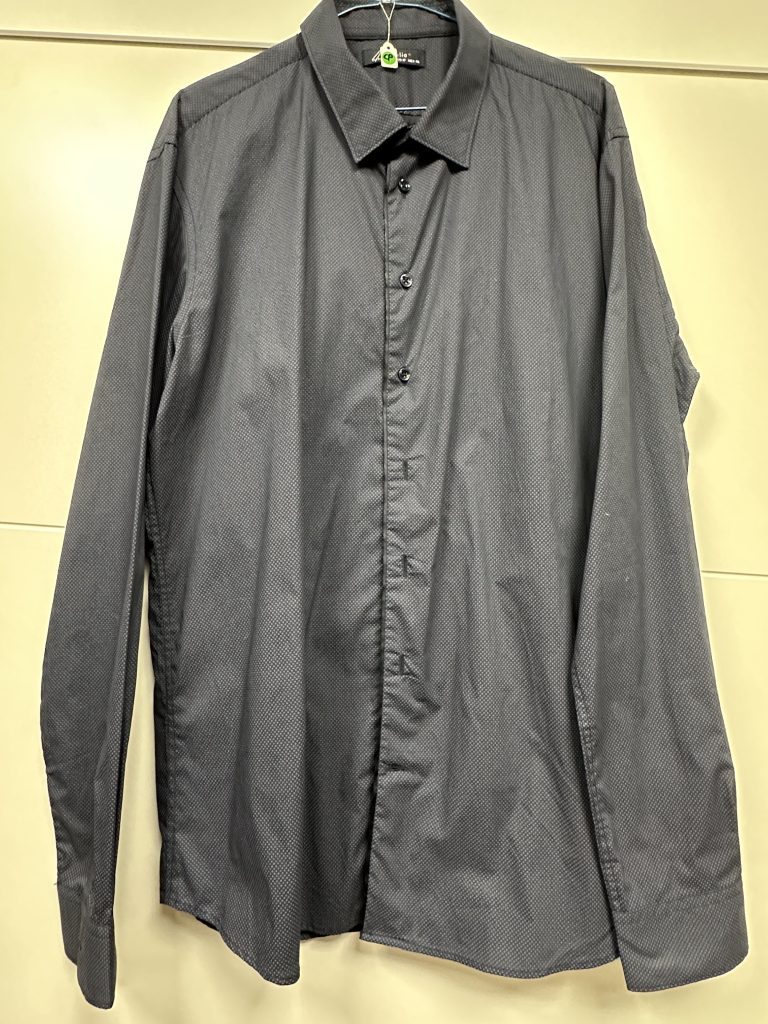chemise bleue celio XL