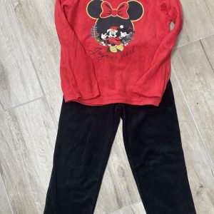 pyjama disney fille joyeux noel minnie