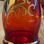 service Murano rouge et or