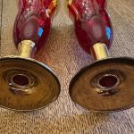 service Murano rouge et or