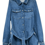 chemise longue en jean Naf Naf