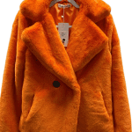 veste fausse fourrure orange Cherry Koko