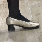 ballerines Repetto Or clair à talons