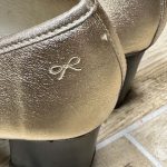 ballerines Repetto Or clair à talons