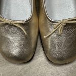 ballerines Repetto Or clair à talons