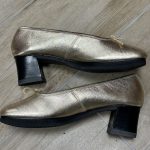 ballerines Repetto Or clair à talons