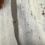 Sac Courrèges cuir croco vert vintage