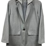 veste grise à capuche femme new collection