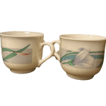 6 tasses « arcopal » signées Palluy