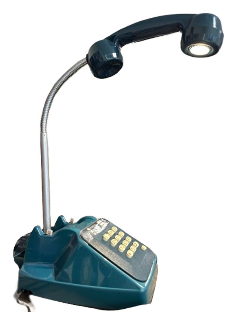 Téléphone vintage lampe