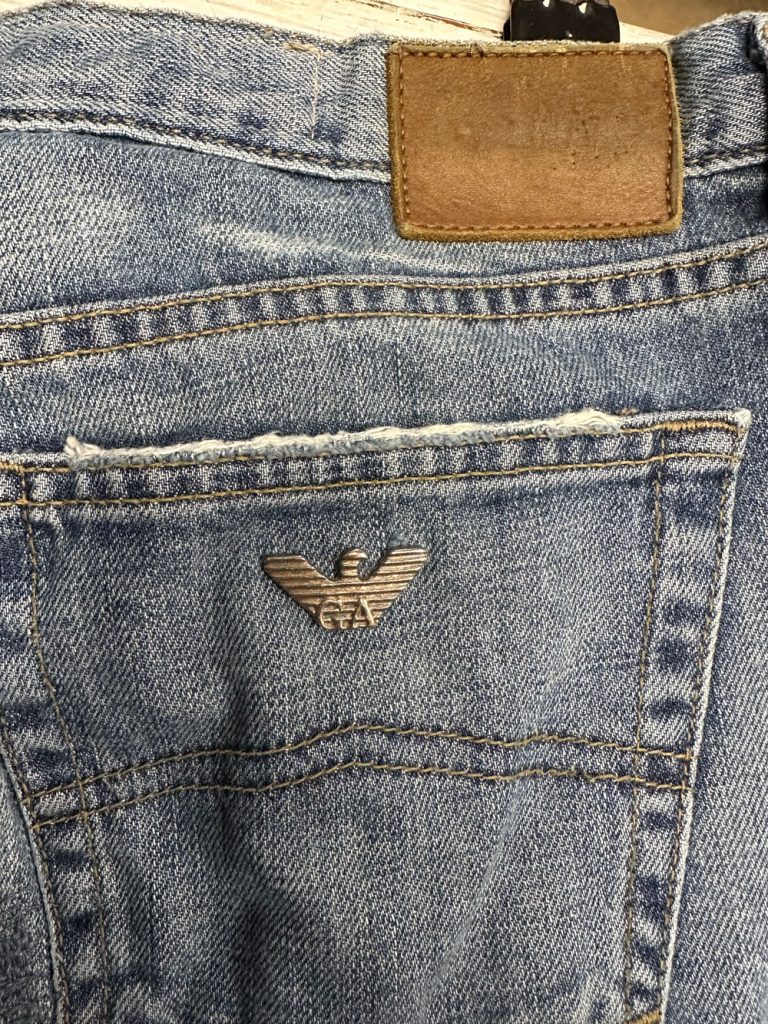 jean évasé vintage armani
