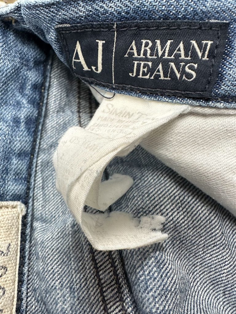 jean évasé vintage armani