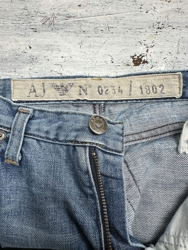 jean évasé vintage armani