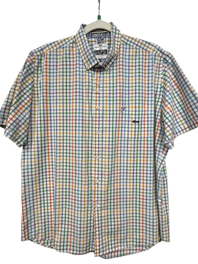 chemisette homme Dario Beltran XL imprimée carreaux