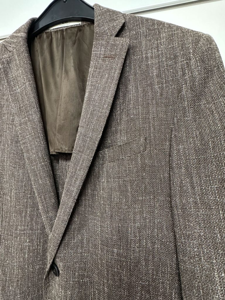Veste/blazer de créateur italien Corneliani laine lin