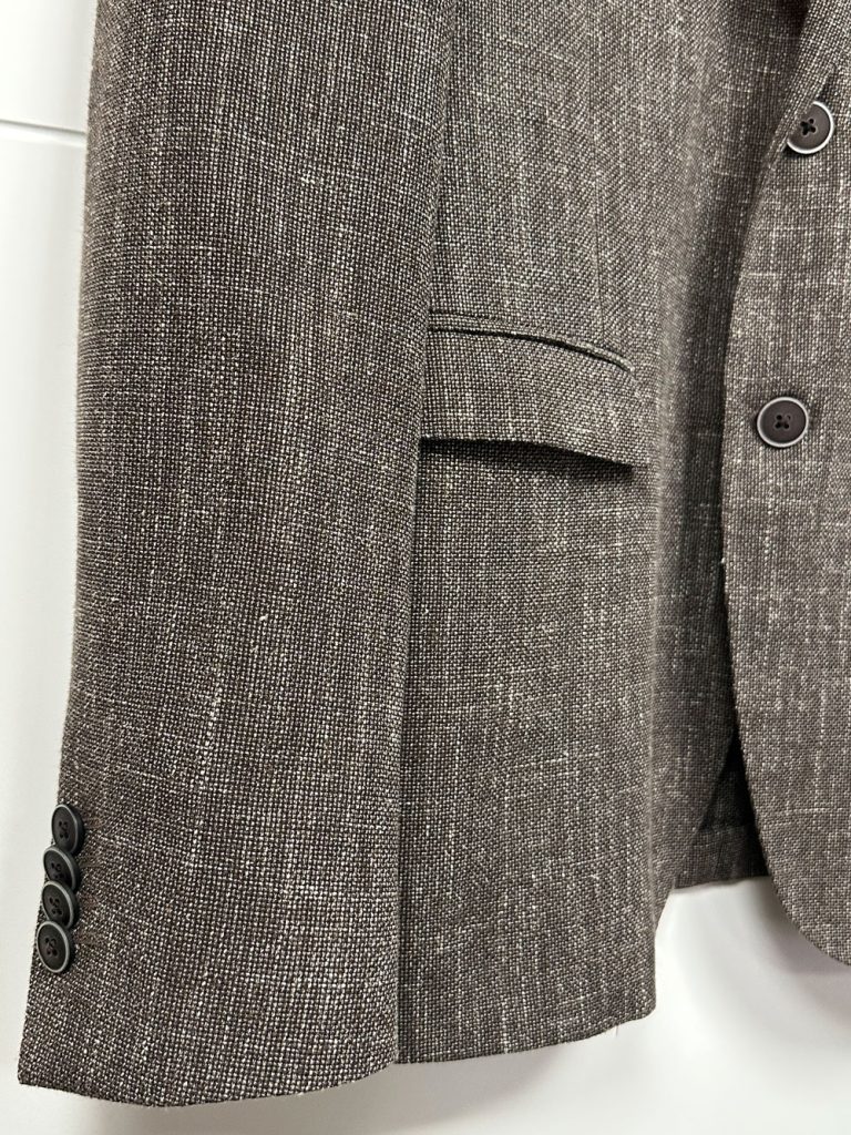 Veste/blazer de créateur italien Corneliani laine lin