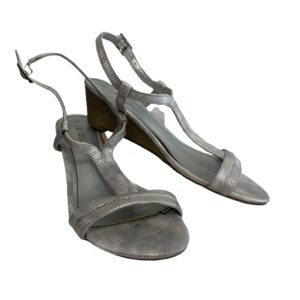 nu pieds argent petit talon seconde main