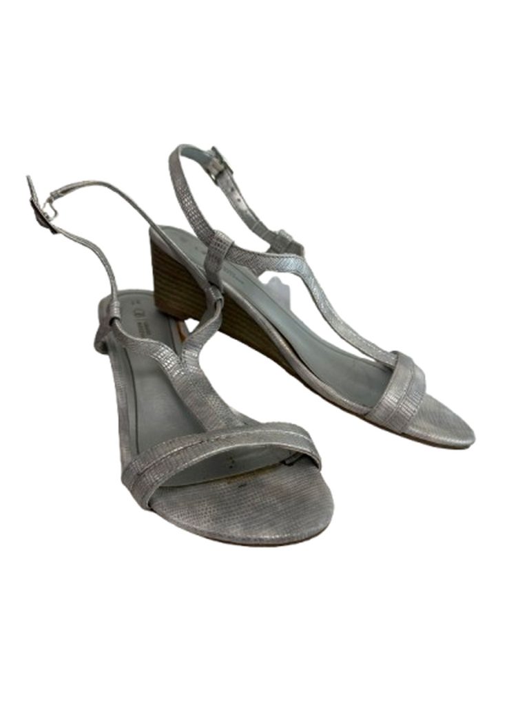 nu pieds argent petit talon seconde main