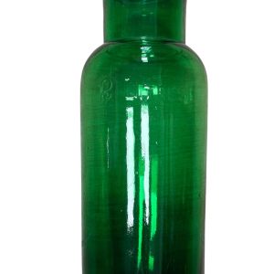 bocal pot pharmacie vintage vert