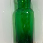 bocal pot pharmacie vintage vert seconde main