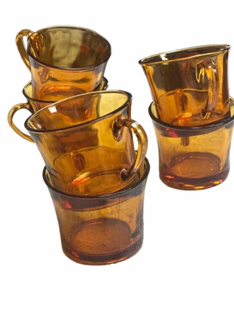 tasses duralex ambrées seconde main