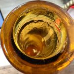 Carafes à décanter en verre d'Empoli années 70 vintage