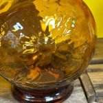 Bouteilles de génie en verre d'Empoli années 70 seconde âme