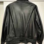 Blouson cuir vintage seconde main