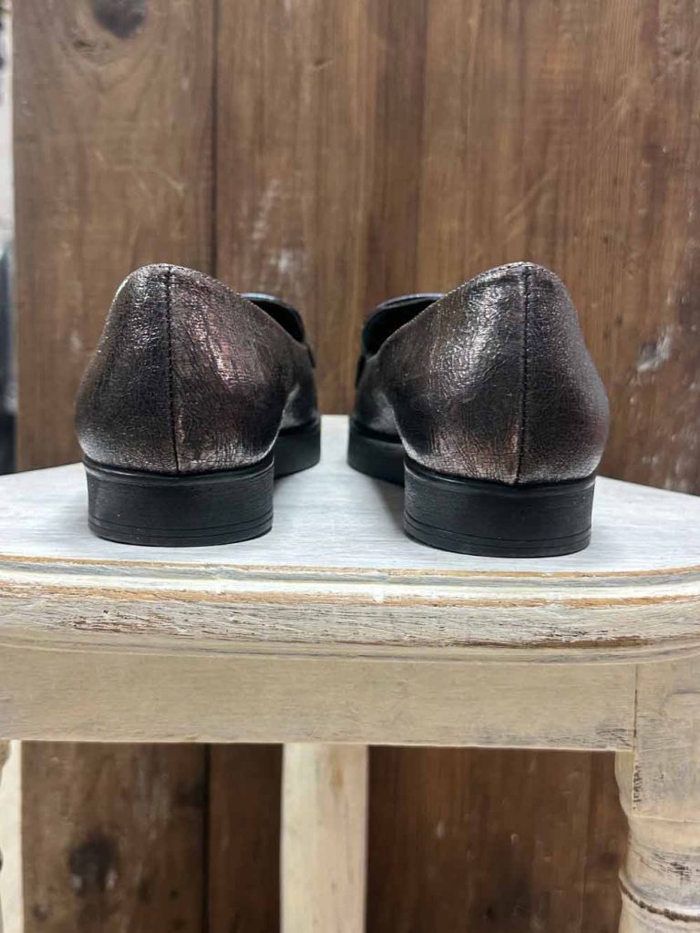 mocassins femme pointus cuir texto occasion