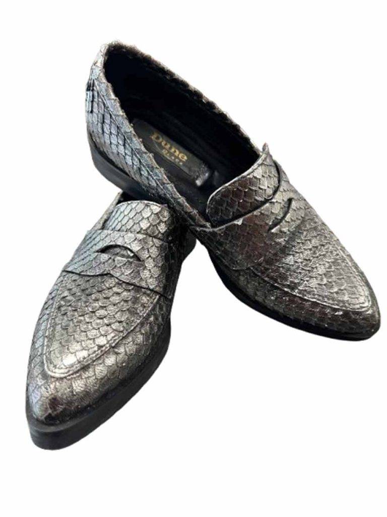 Mocassins femme serpent Dune occasion