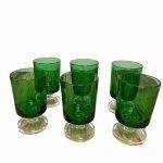 petits verres verts vintage seconde âme