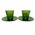 verres verrines Huilor avec soucoupes Vereco