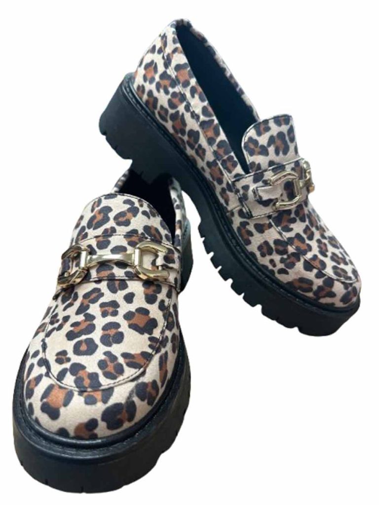 Mocassins leopard london rebel seconde ame