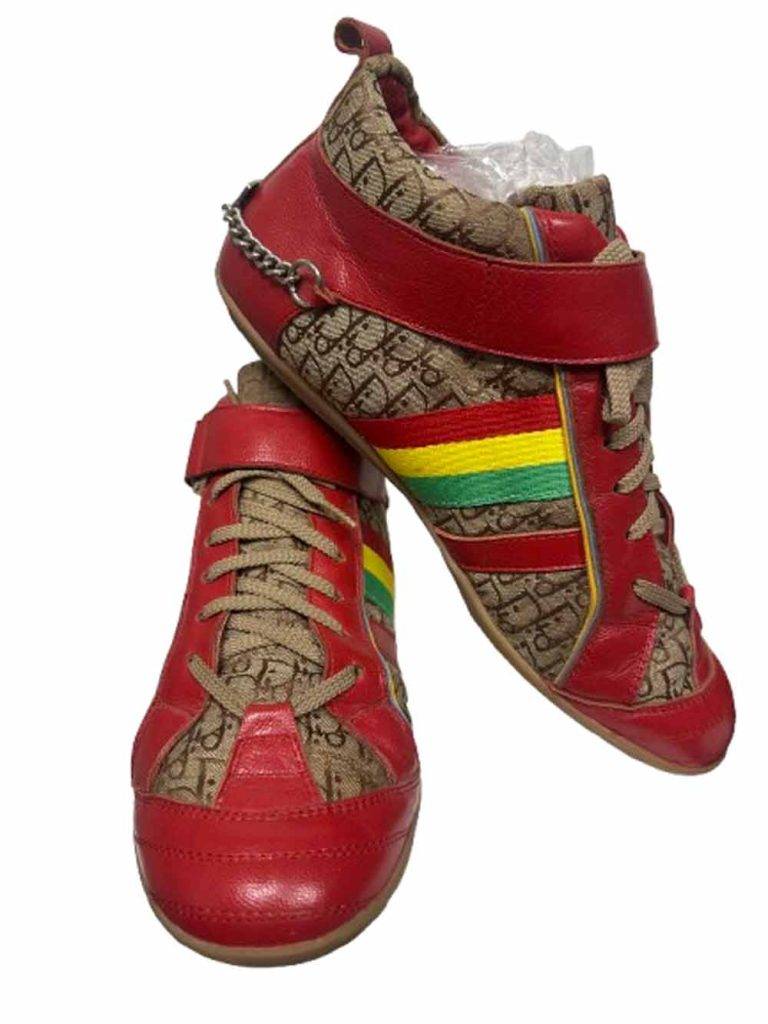 Baskets en cuir DIOR P39