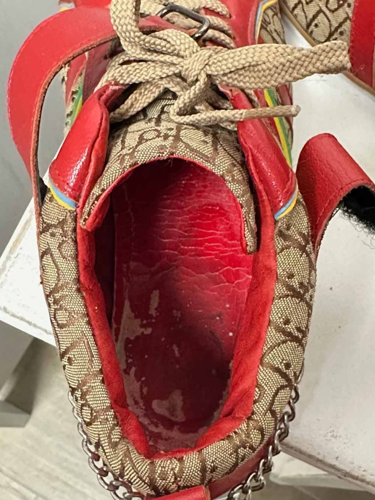 Baskets vintage de la collection Jamaïque de Galliano