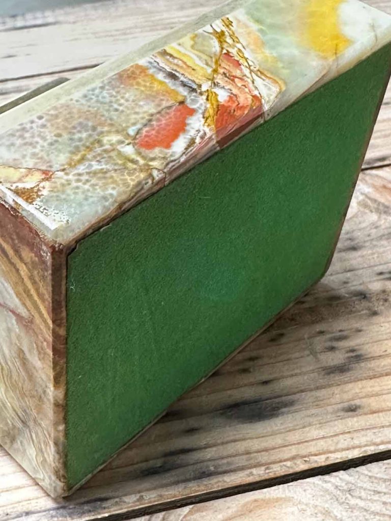 boite en onyx vintage brocante en ligne