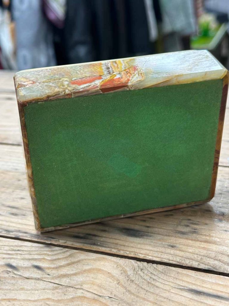 boite en onyx vintage brocante en ligne