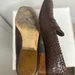 Mocassins en cuir tressé France Mode