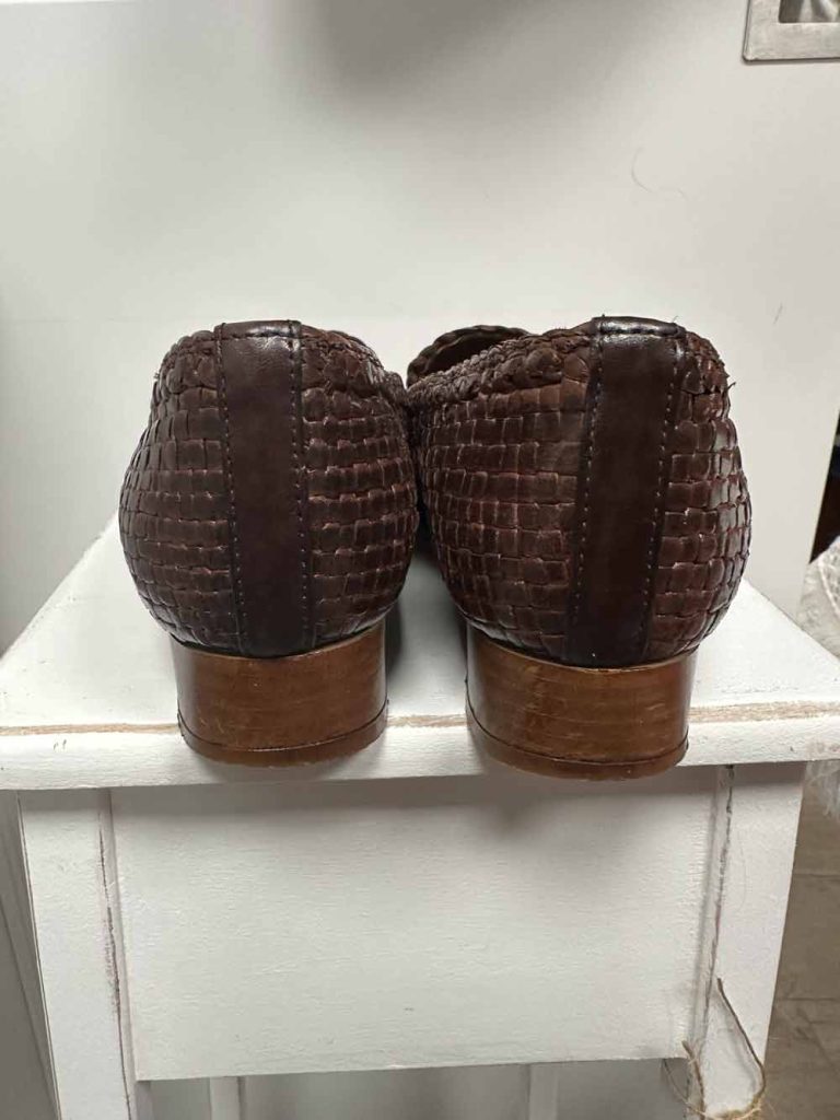 Mocassins en cuir tressé France Mode seconde main