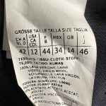 manteau laine max mara bleu marine