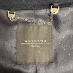 manteau laine max mara bleu marine